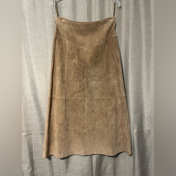 Marshall Fields Skirts Vintage Marshall Fields Suede Skirt Size
